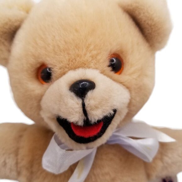 Vintage Plush Russ Snuggle Snuggles Teddy Bear 6" Stuffed Animal Toy Advertising - Picture 2 of 8